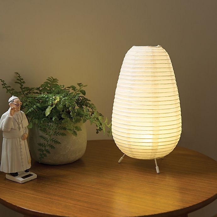 slide 3 of 5, Kikkerland Design Lubia Paper Lamp, 1 ct