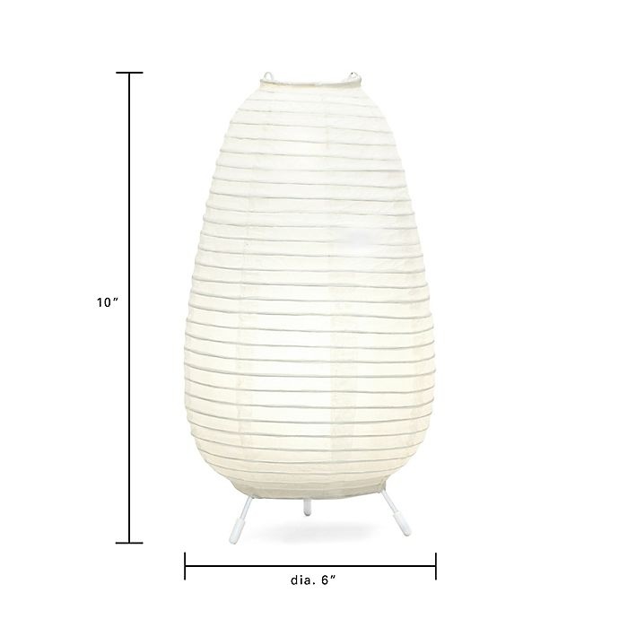 slide 5 of 5, Kikkerland Design Lubia Paper Lamp, 1 ct