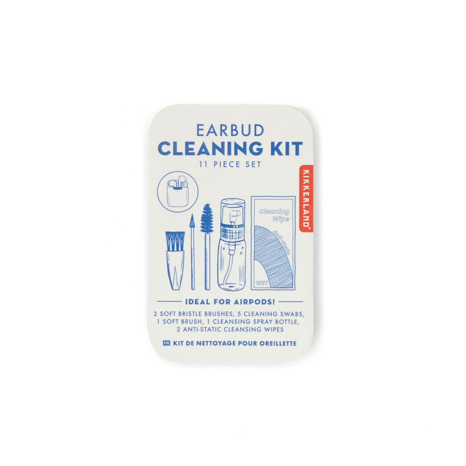slide 1 of 1, KIKKERLAND Earbud Cleaning Kit, 11 ct
