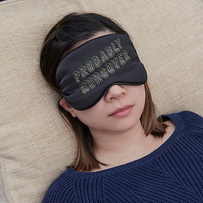 slide 2 of 3, Kikkerland PROBABLY HUNGOVER" ULTRA-SOFT SLEEP MASK", 1 ct