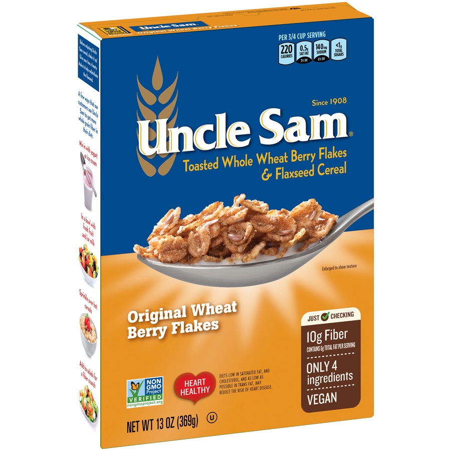 slide 2 of 8, Uncle Sam Cereal 13 oz, 13 oz