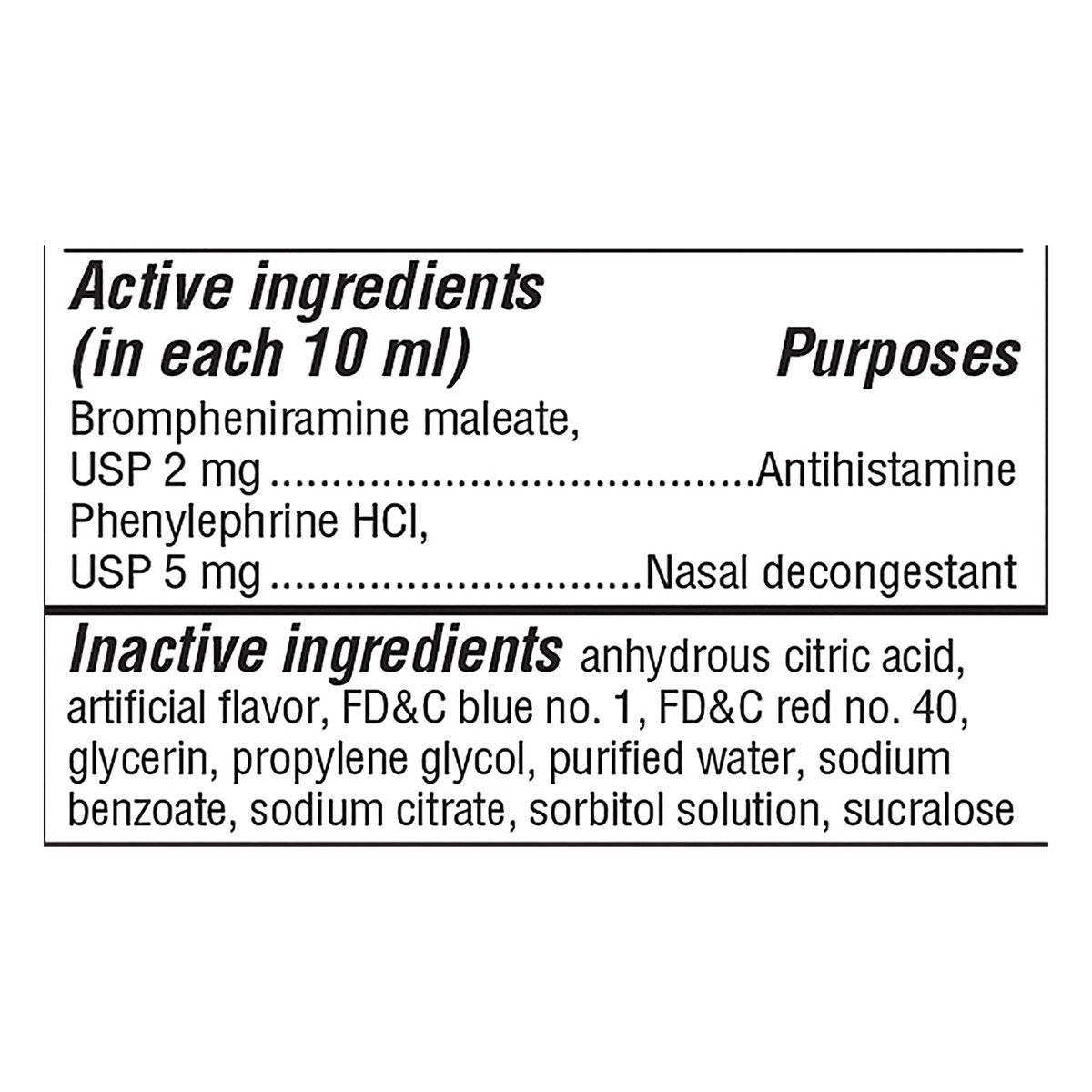 slide 2 of 7, Children's Dimetapp Cold & Allergy Antihistamine & Decongestant Liquid, 4 fl oz