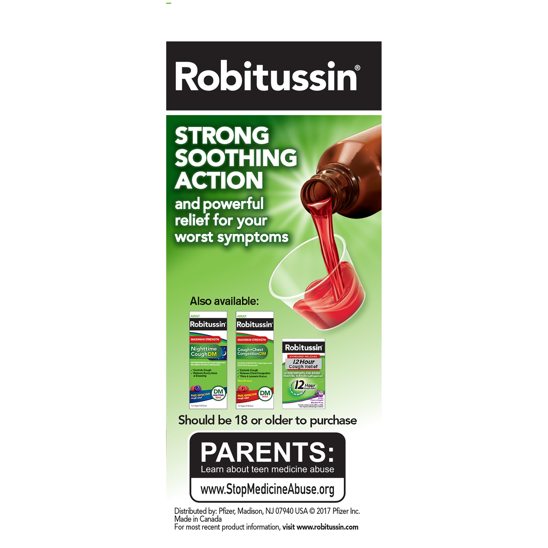 slide 5 of 6, Robitussin Maximum Strength Severe Multisymptom Cough Cold Flu Liquid, 4 fl oz