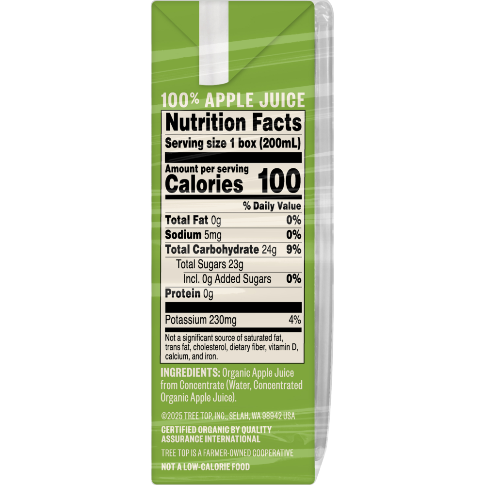 slide 2 of 4, Tree Top® Organic Apple Juice Boxes, 3 ct; 6.75 fl oz