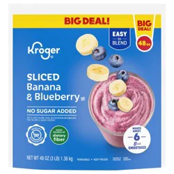 Kroger® Sliced Banana & Blueberry Smoothie