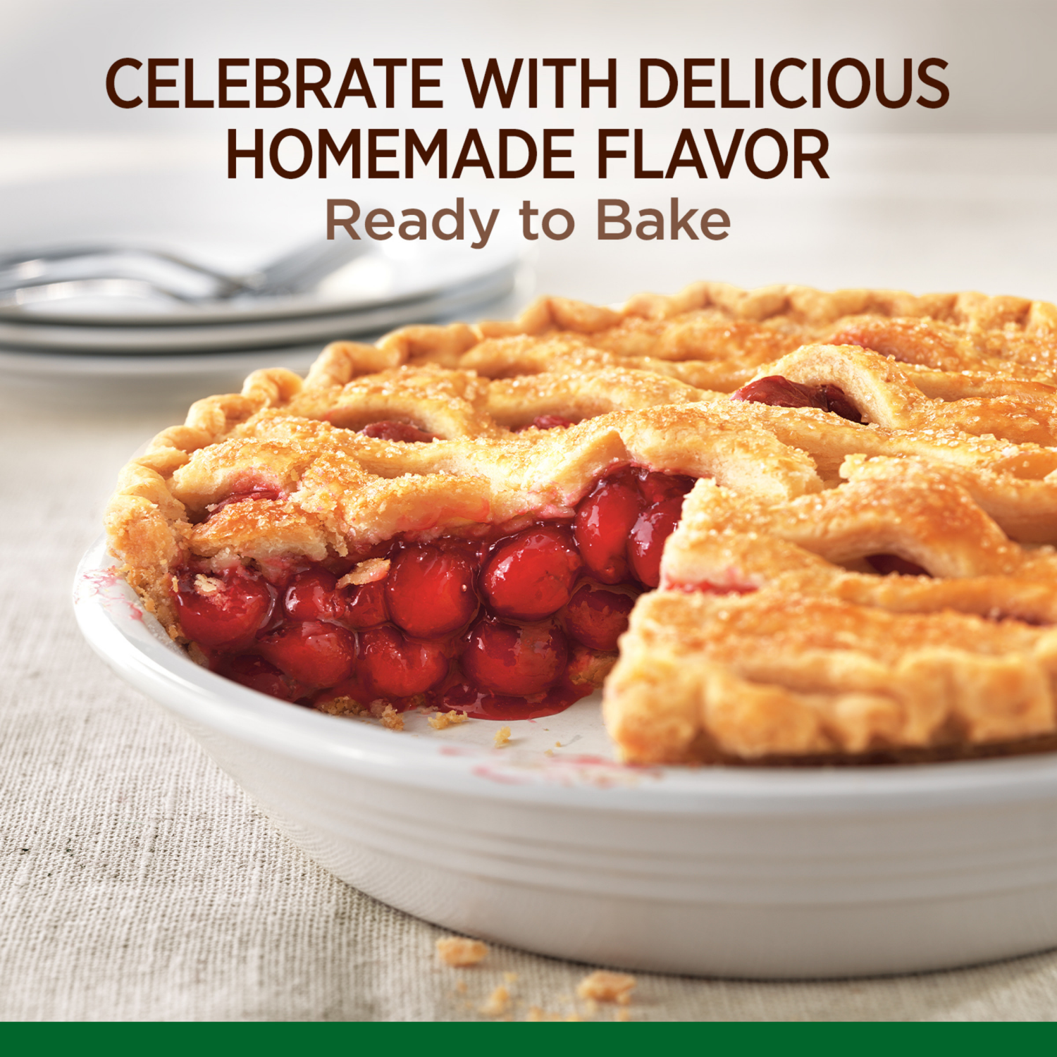 slide 4 of 5, Marie Callender's Lattice Cherry Pie, Ready to Bake Frozen Dessert, 40 oz., 40 oz