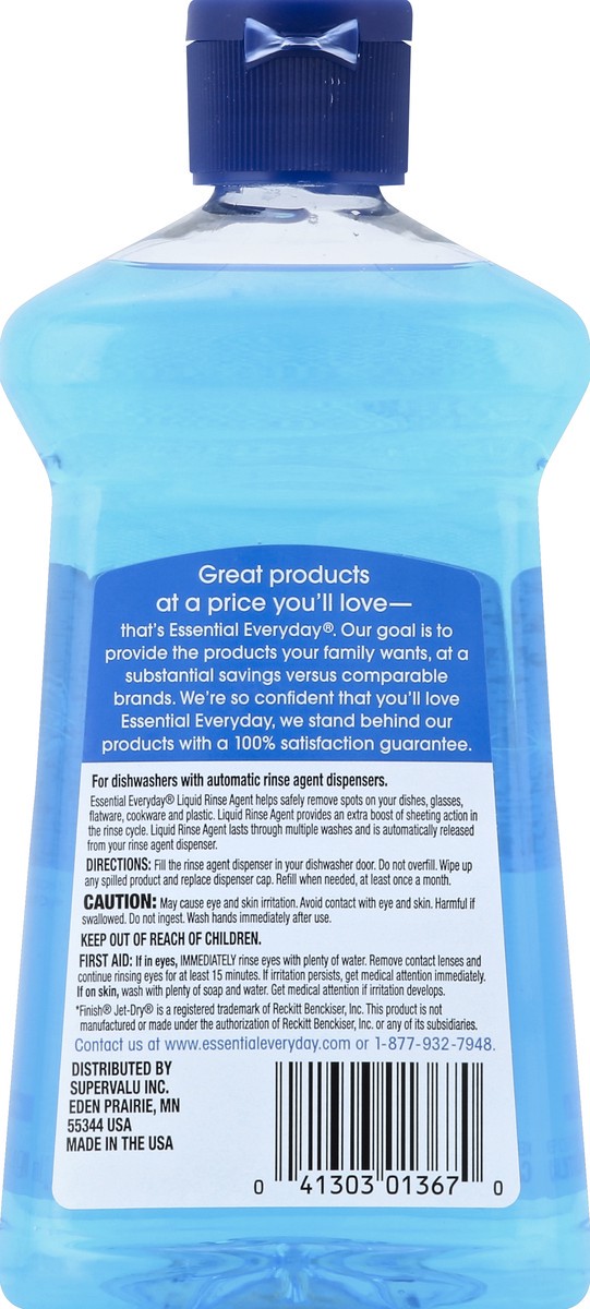 slide 4 of 6, Essential Everyday Dish Rinse Aid, 8.45 oz