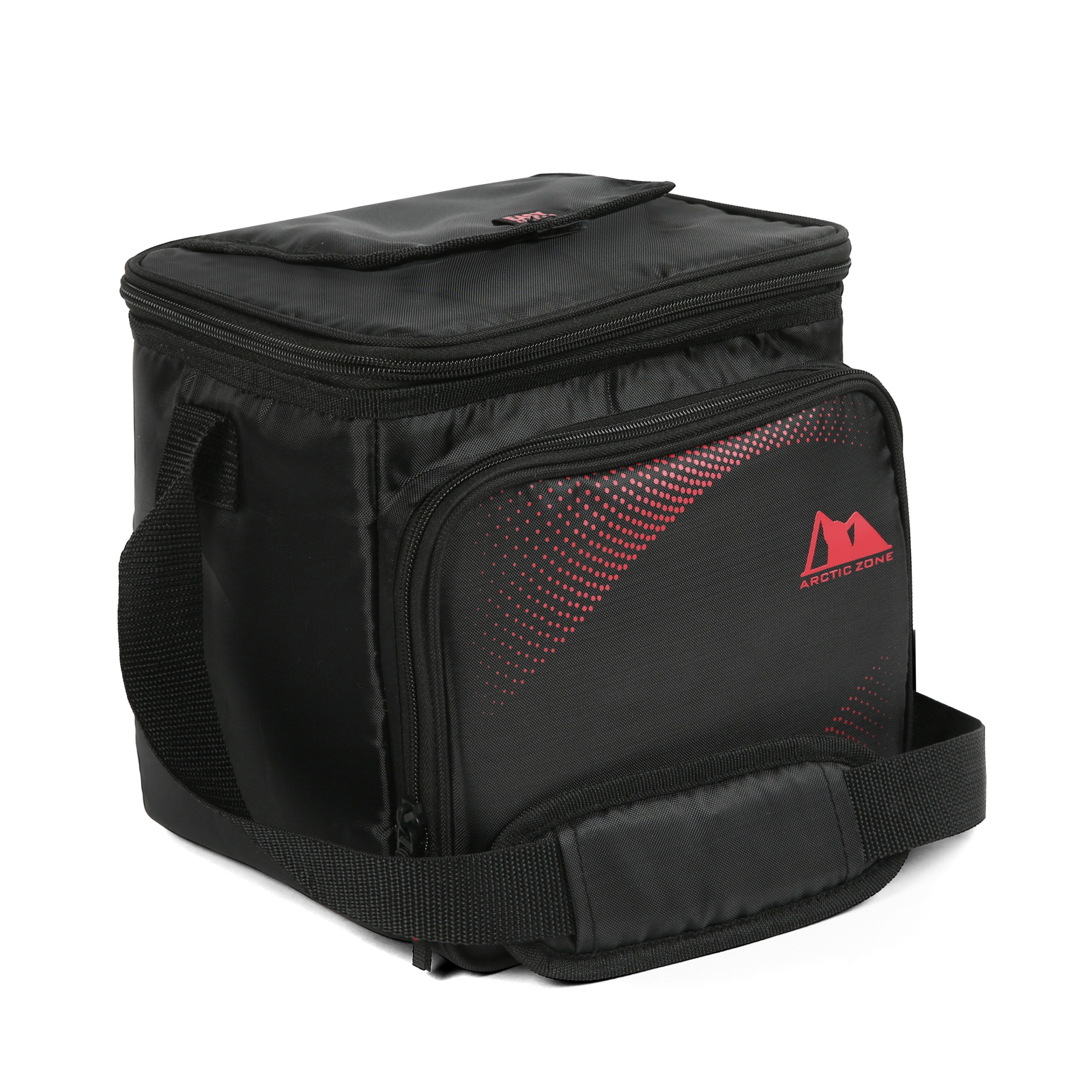 slide 7 of 8, Arctic Zone Jumbo Hardbody Lunch Box, Black/Red, 1 ct