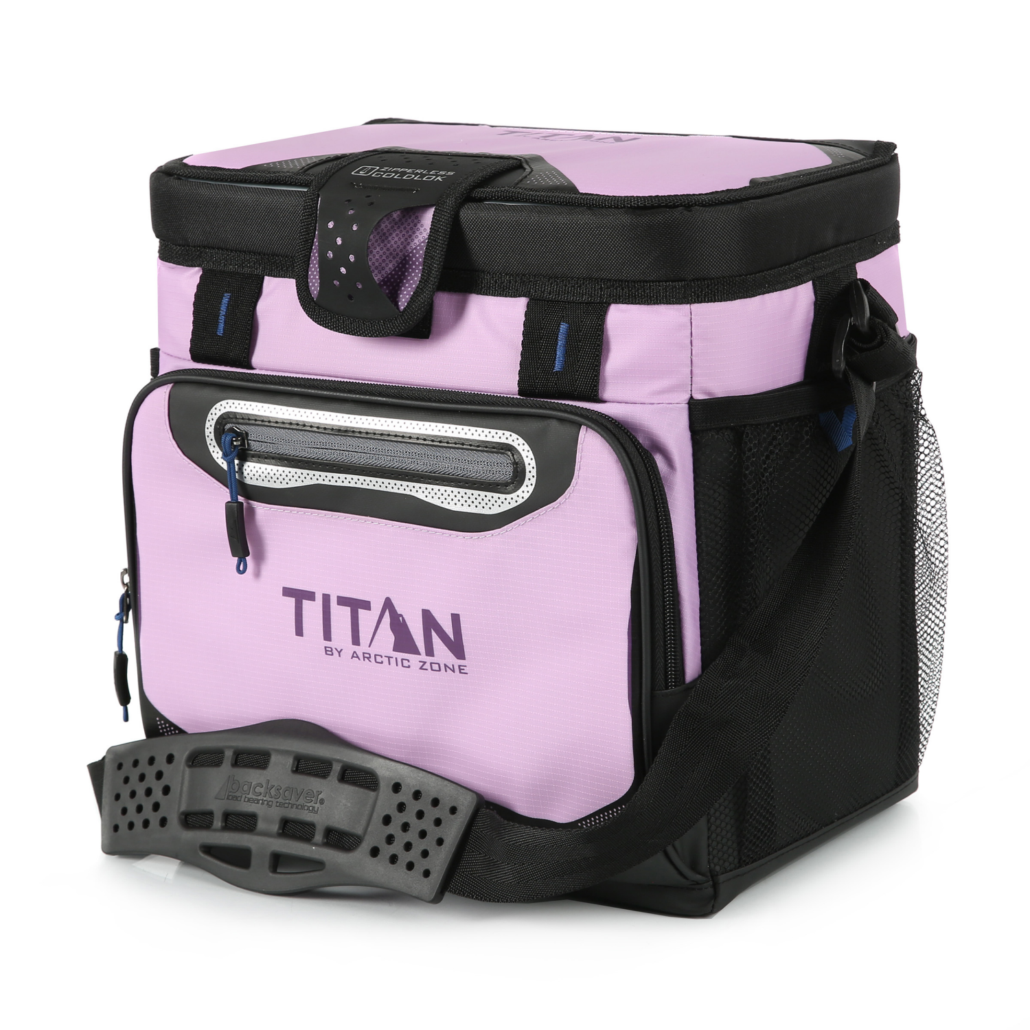 slide 3 of 4, Titan by Arctic Zone 16 Can Zipperless Hardbody Cooler Orchid, 16 ct