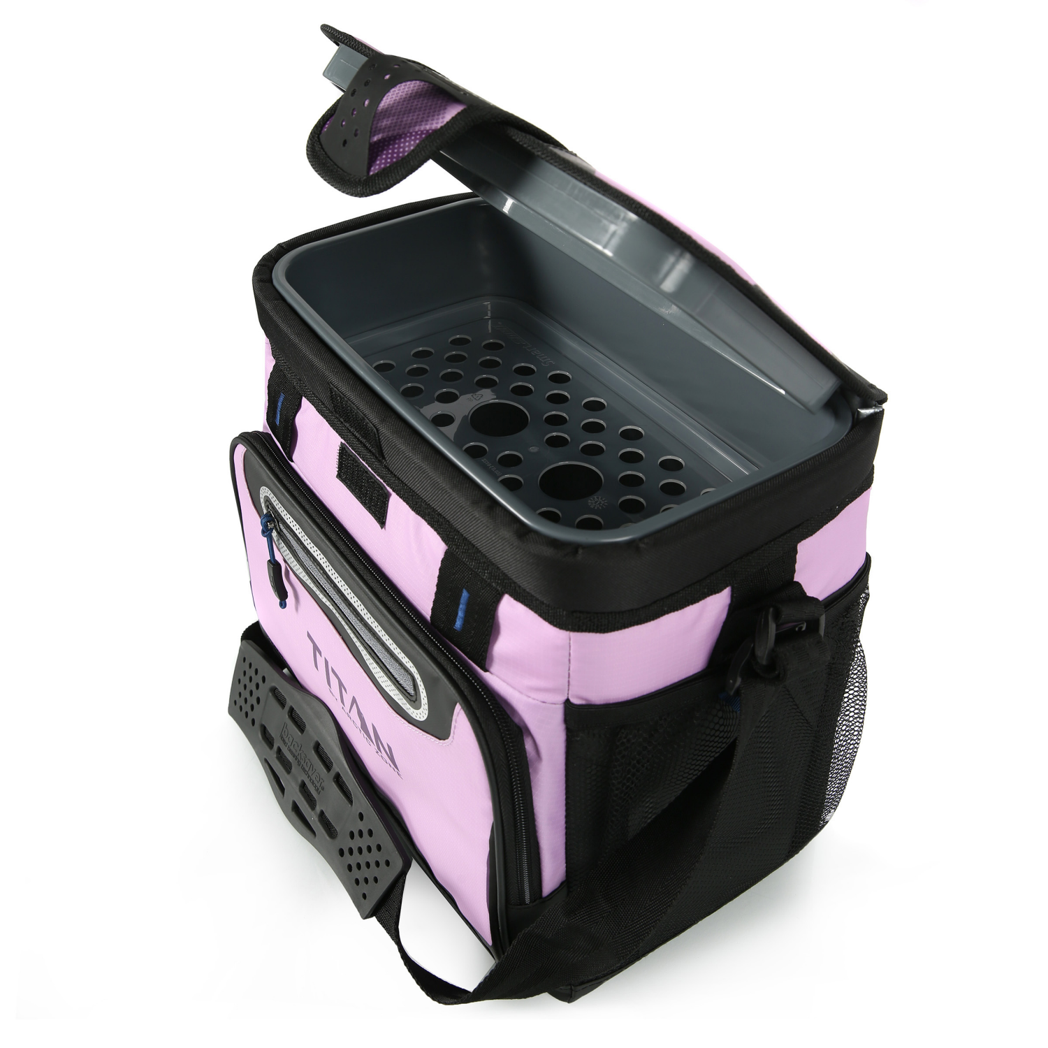 slide 4 of 4, Titan by Arctic Zone 16 Can Zipperless Hardbody Cooler Orchid, 16 ct