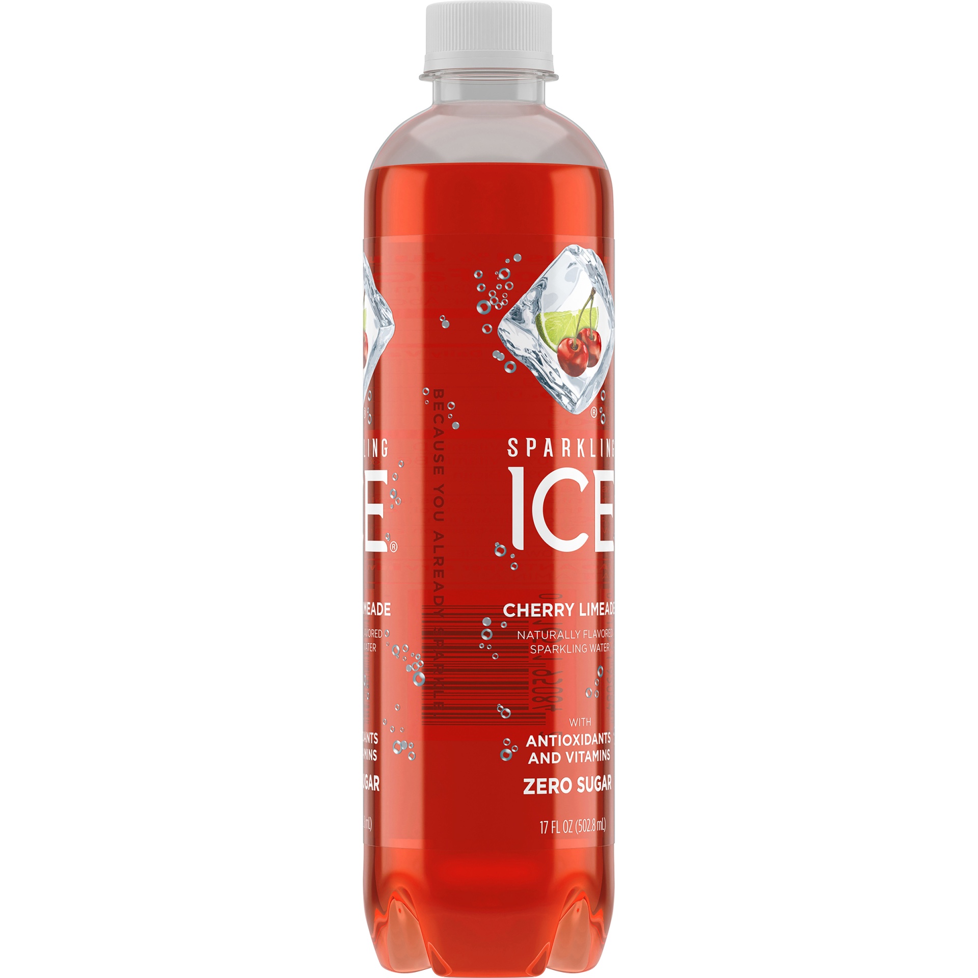 slide 3 of 6, Sparkling Ice Cherry Limeade - 17 fl oz Bottle, 17 fl oz