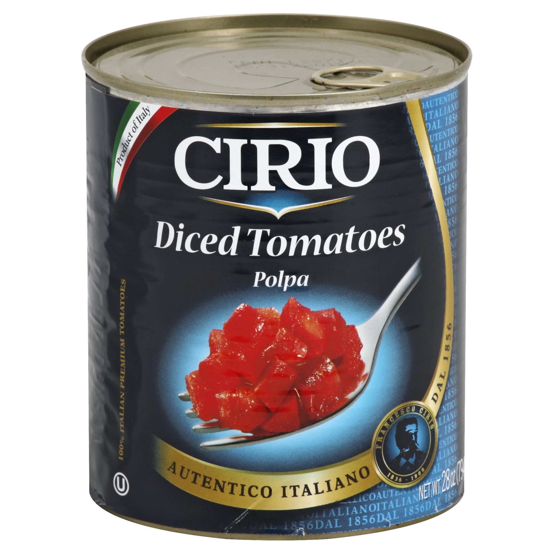 slide 1 of 1, Cirio Polpa Italian Diced Tomatoes, 28 oz