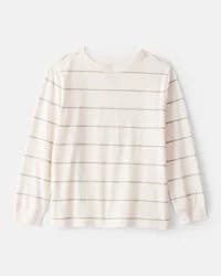 Carter's Carters Boys Striped Long-Sleeve Tee - Ivory Ivory XS