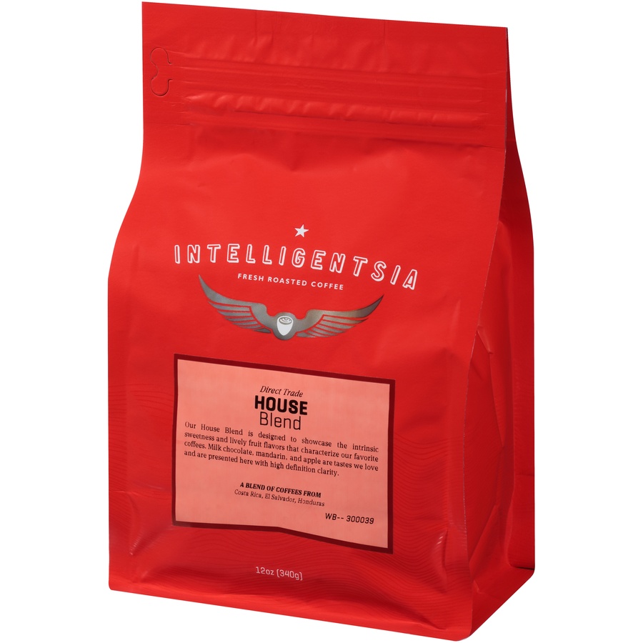 slide 3 of 6, Intelligentsia Direct Trade House Blend Light Roast Whole Bean Coffee - 12oz, 12 oz