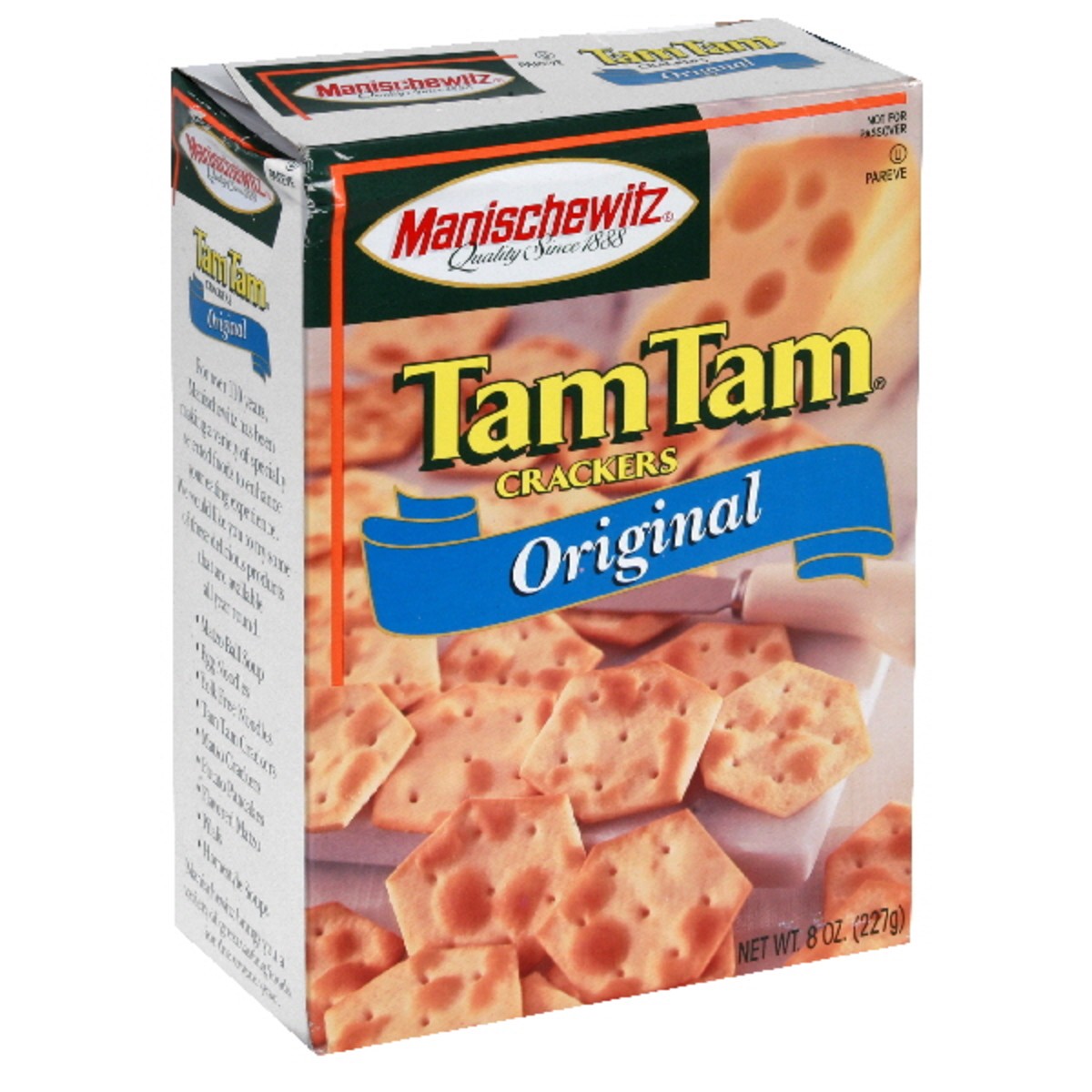 slide 2 of 2, Manischewitz Tam Tam Crackers, 8 oz