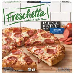 Freschetta Pepperoni Naturally Rising Crust Frozen Pizza