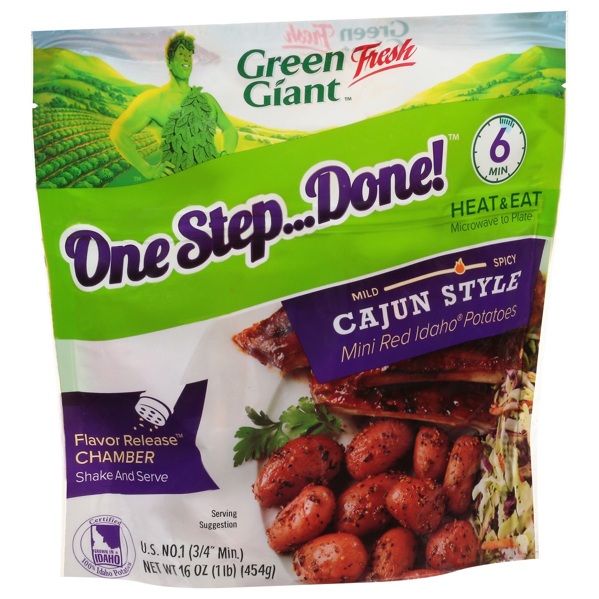 slide 2 of 9, Green Giant One Step Done Cajun Style Mini Red Idaho Potatoes 16 oz, 16 oz