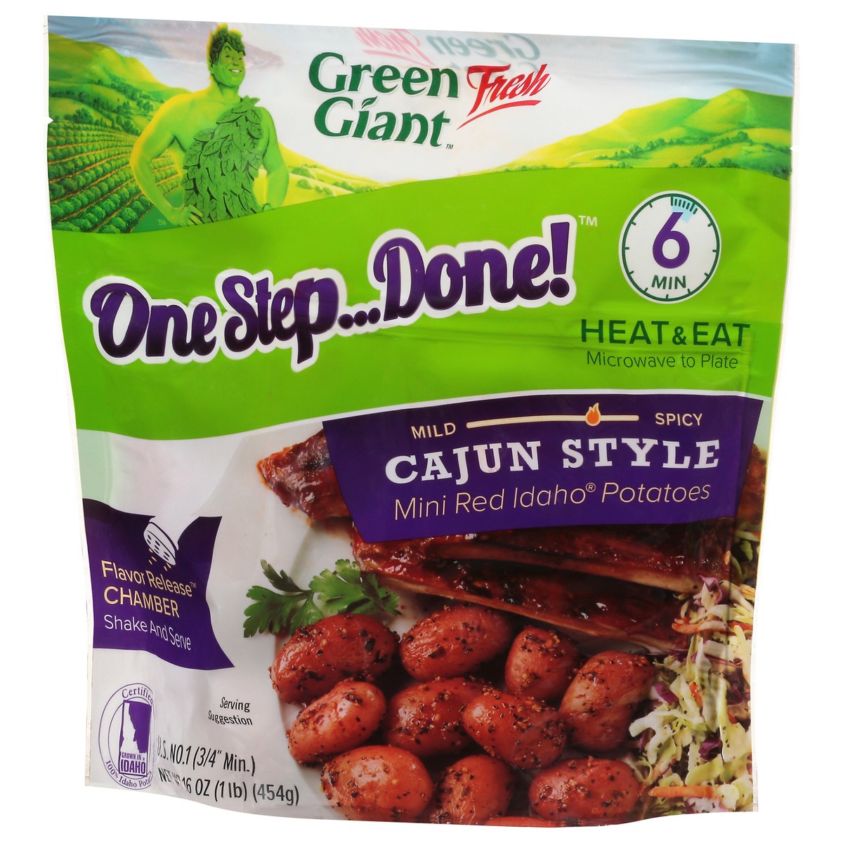 slide 3 of 9, Green Giant One Step Done Cajun Style Mini Red Idaho Potatoes 16 oz, 16 oz