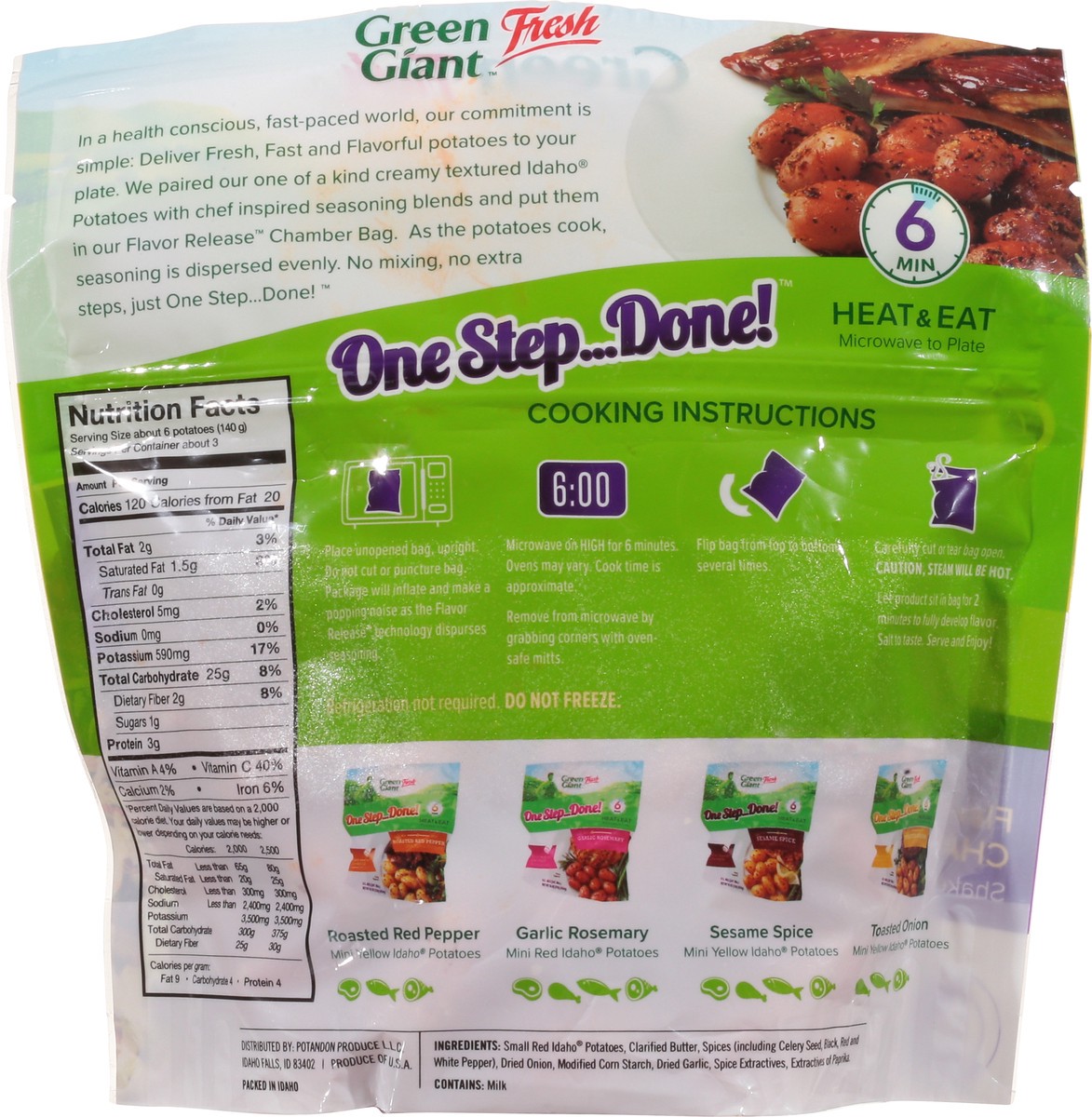 slide 4 of 9, Green Giant One Step Done Cajun Style Mini Red Idaho Potatoes 16 oz, 16 oz