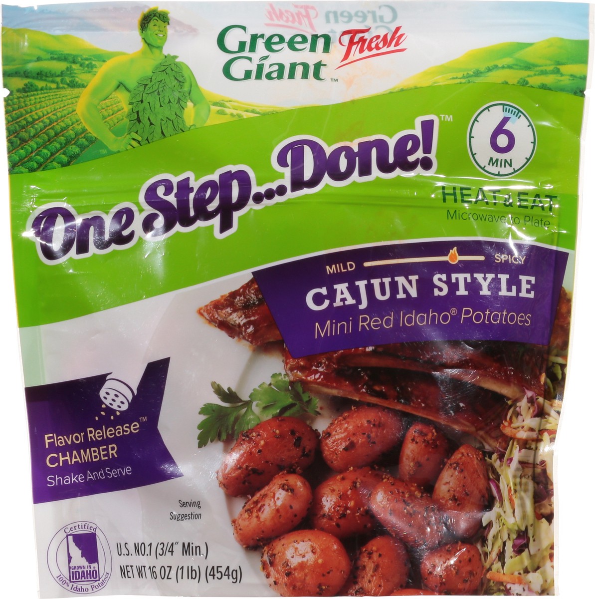 slide 5 of 9, Green Giant One Step Done Cajun Style Mini Red Idaho Potatoes 16 oz, 16 oz