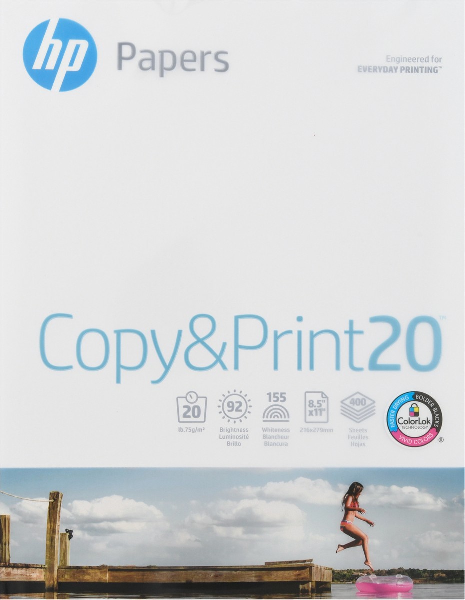 slide 6 of 9, HP Papers Copy&Print20 400 ea, 400 ct