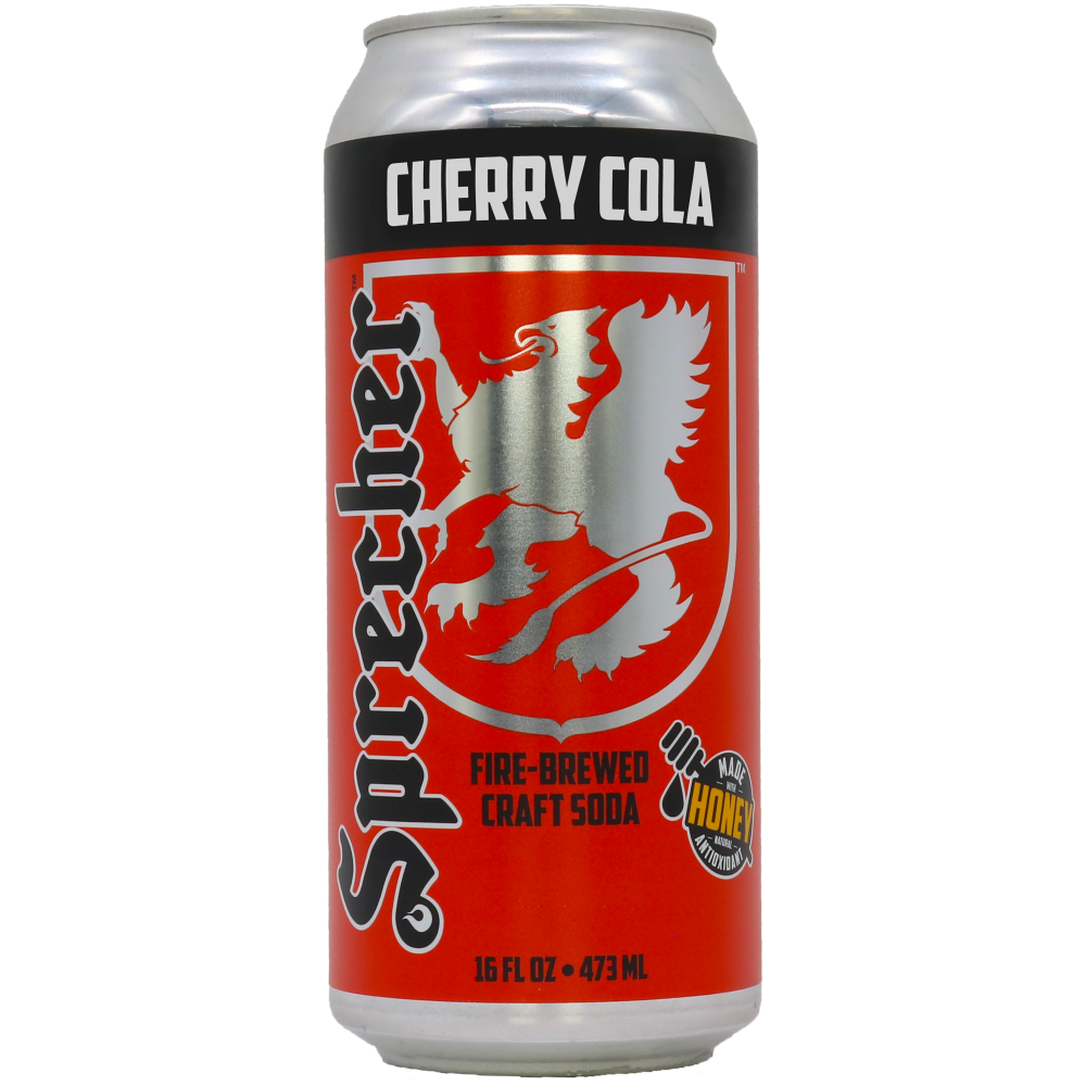 slide 1 of 3, Sprecher Cherry Cola Single Can - 16 oz, 16 oz