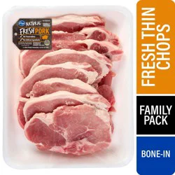 Pork Thin Bone-In Breakfast Chops Value Pack