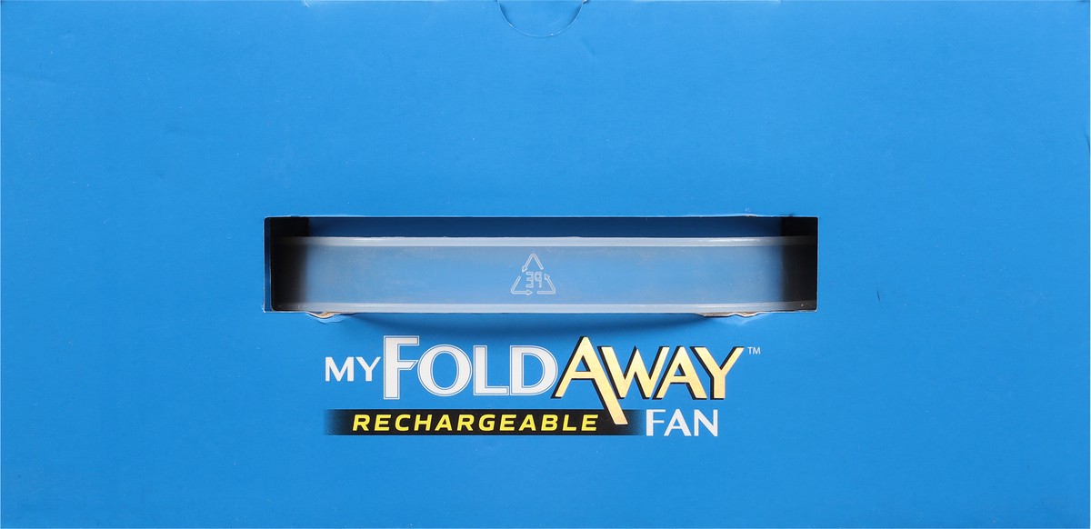 slide 7 of 9, My Foldaway Fan Floor Fan & Table Fan 2 in 1 Rechargeable Fan 1 ea, 1 ct