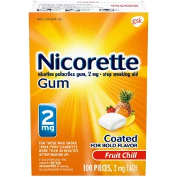 Nicorette Gum Fruit Chill