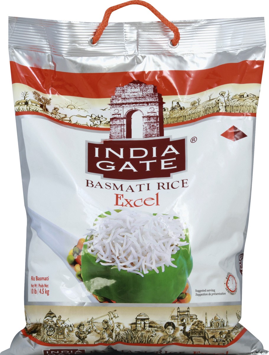 slide 3 of 5, India Gate Basmati Rice Excel, 10 lb