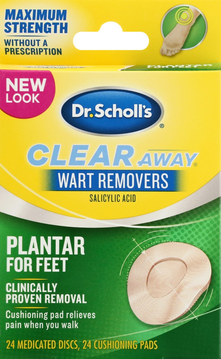 slide 6 of 9, Dr. Scholl's Clear Away Plantar Wart Remover For Feet, 48 ct