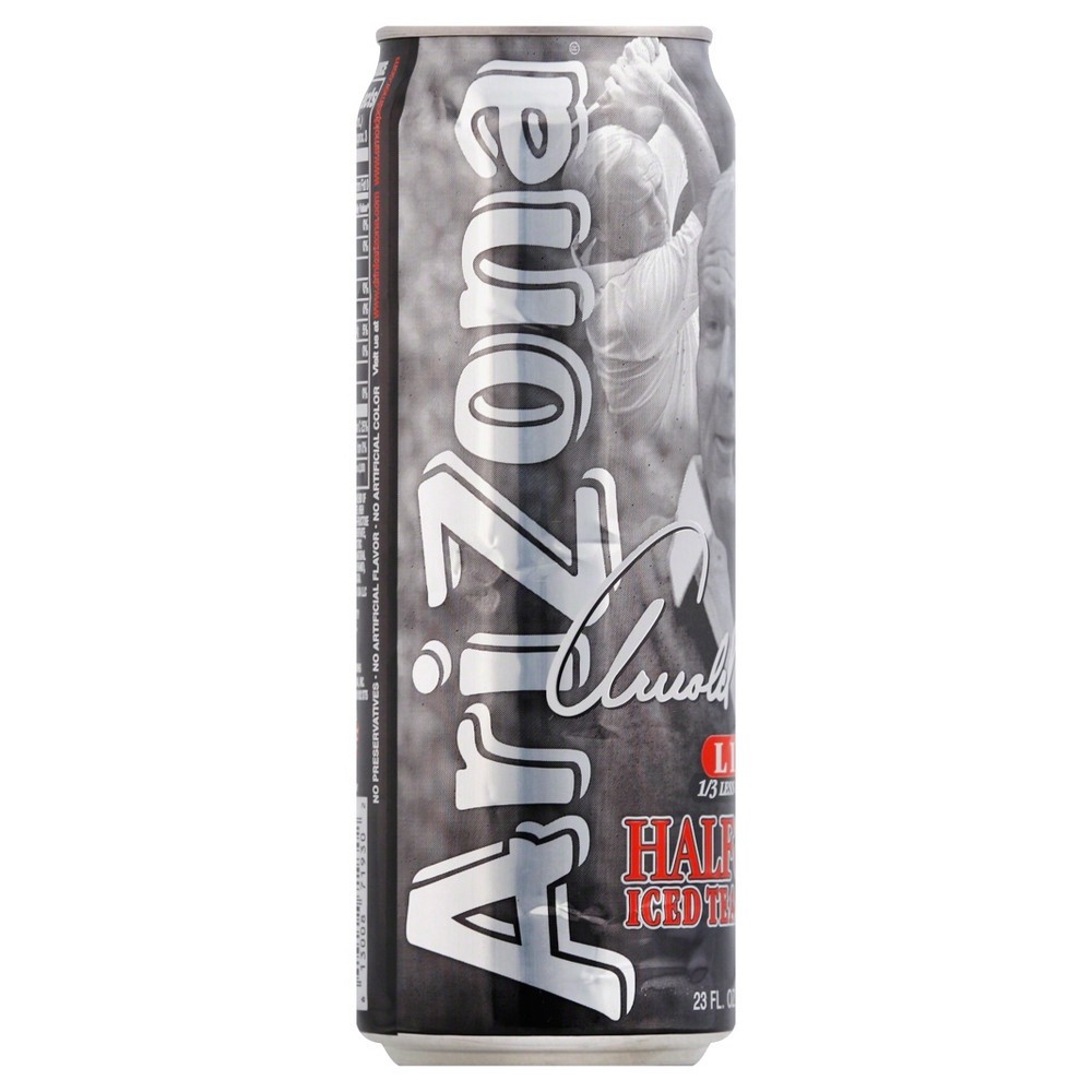 slide 2 of 4, AriZona Lite Half & Half Iced Tea Lemonade 22 fl oz, 23.5 oz