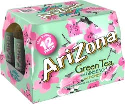 AriZona Green Tea with Ginseng and Honey 12 - 16 fl oz Bottles