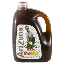 AriZona Arnold Palmer Zero Half Iced Tea & Half Lemonade - 128 oz