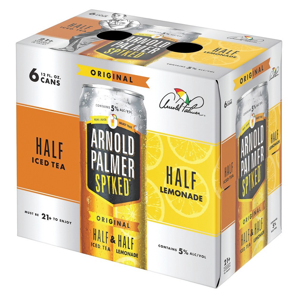 slide 4 of 4, ARNOLD PALMER SPIKED Original Half Iced Tea & Half Lemonade Flavored Malt Beverage, 72 fl oz