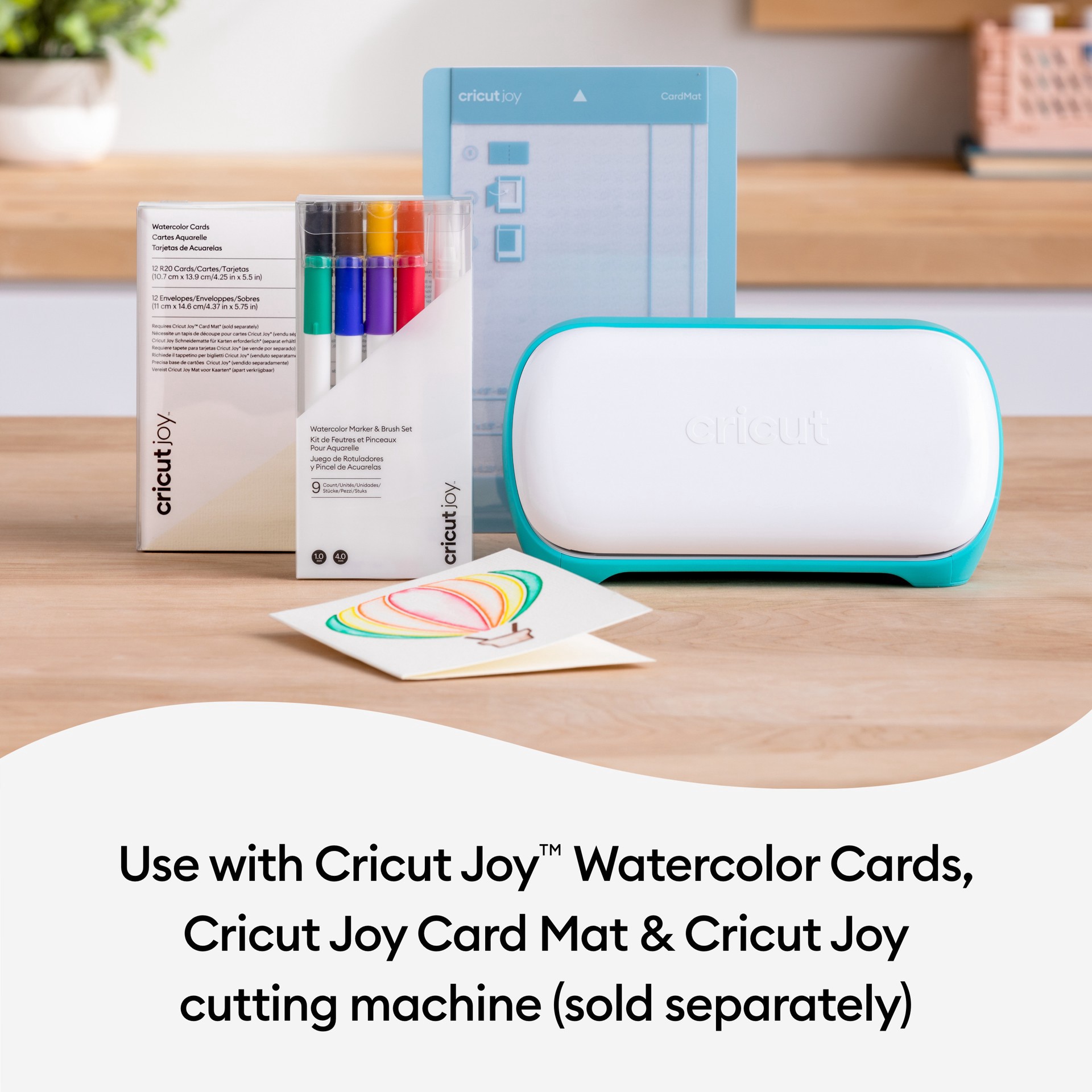 slide 2 of 7, Cricut Joy Watercolor Marker & Brush Set, 9 ct total