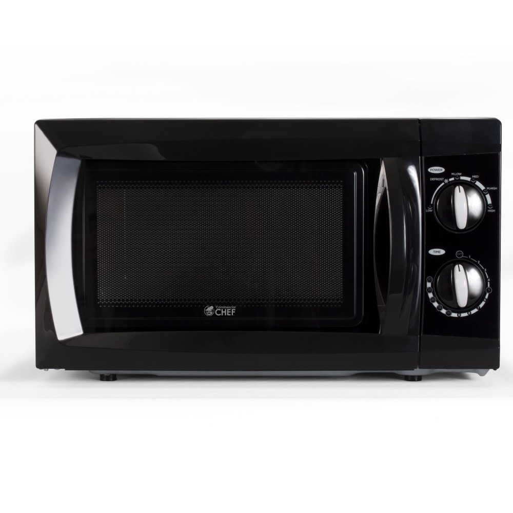 slide 1 of 1, Commercial Chef Counter Top Microwave - Black, 0.6 cu ft