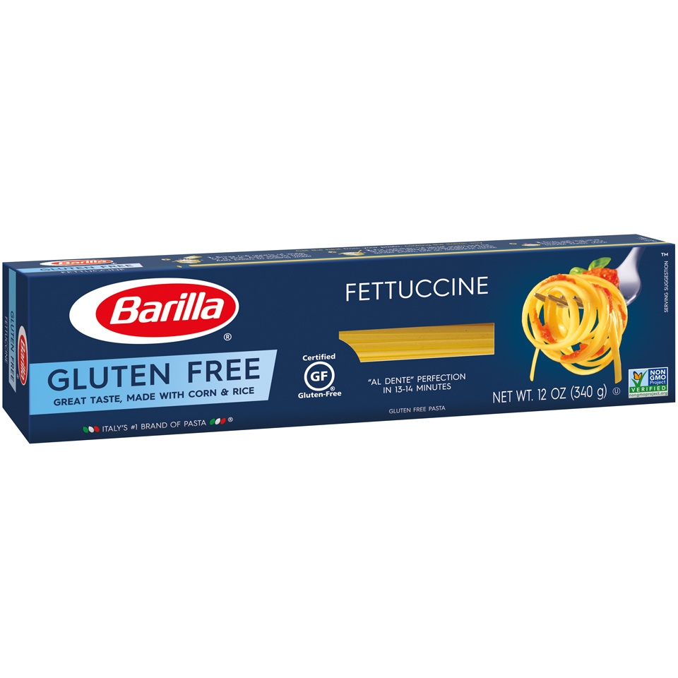 slide 2 of 8, Barilla Gluten Free Fettuccine Pasta - 12oz, 