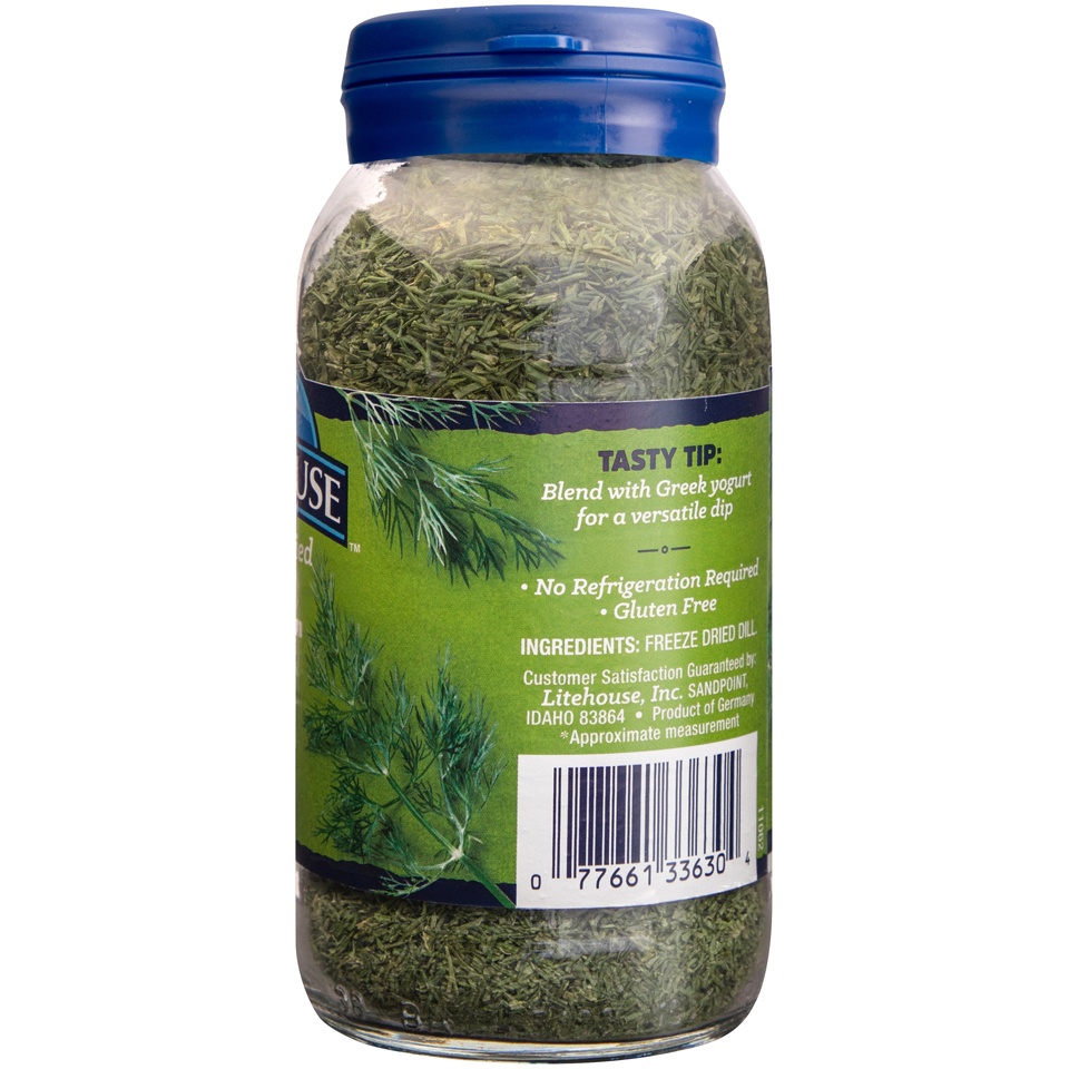 slide 2 of 7, Litehouse Dill Instantly Fresh Herbs, 0.35 oz