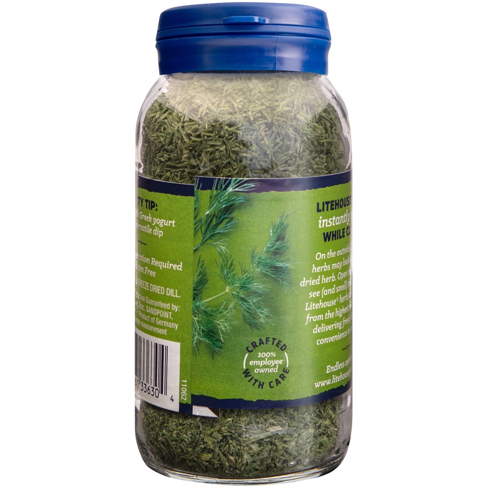 slide 3 of 7, Litehouse Dill Instantly Fresh Herbs, 0.35 oz