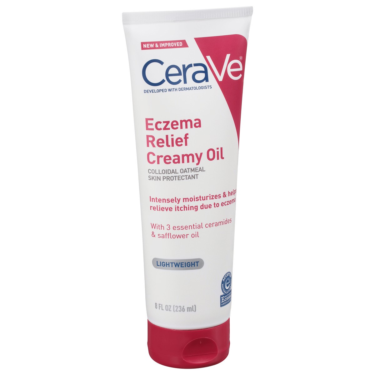 slide 8 of 9, CeraVe Lightweight Eczema Relief Creamy Oil 8 fl oz, 8 fl oz