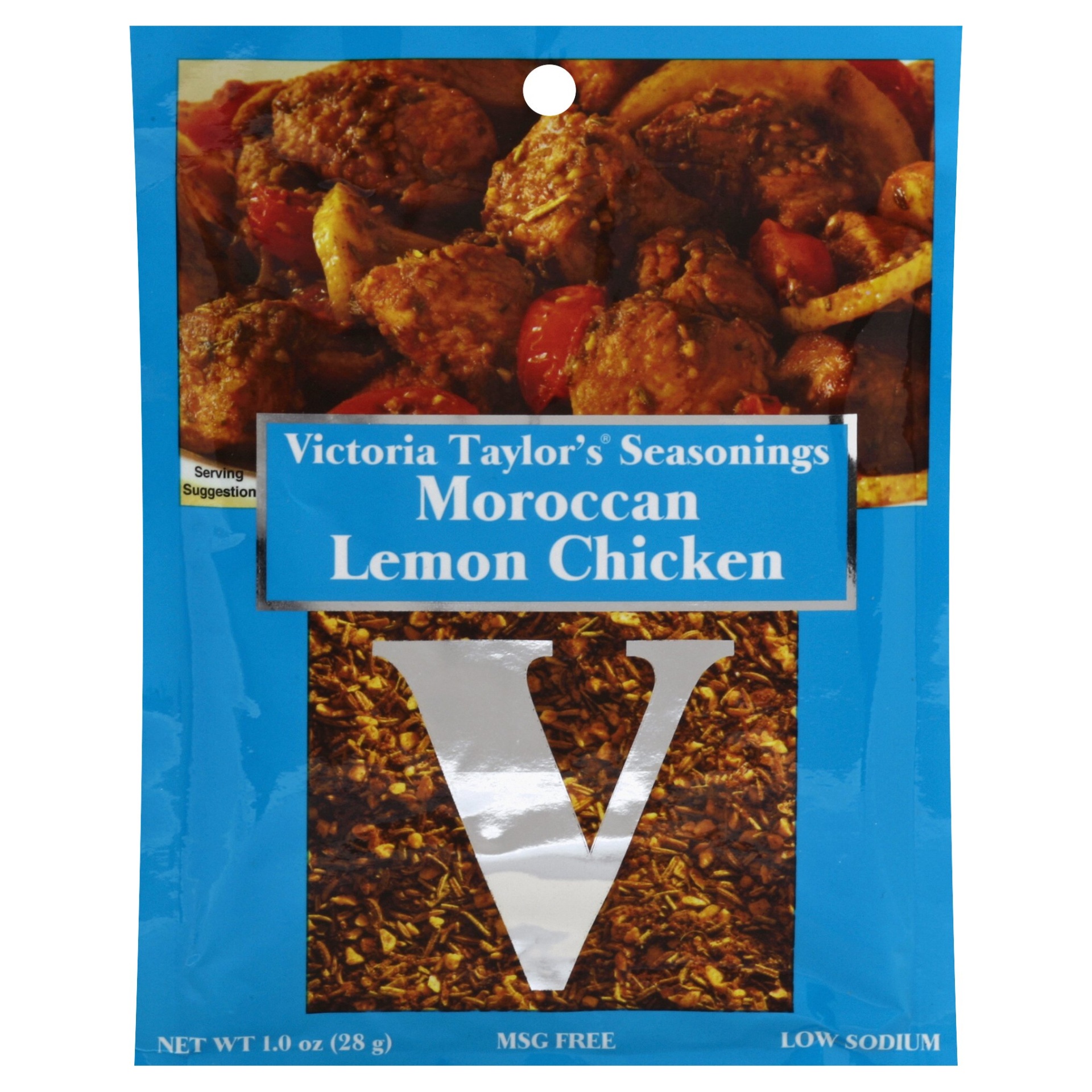 slide 1 of 1, Victoria Taylor's Seasonings Moroccan Lemon Chicken, 1 oz