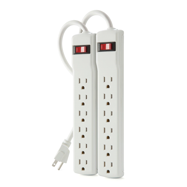 slide 1 of 4, Belkin 6 outlet surge protector, 1 ct