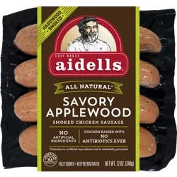 Aidells Savory Applewood Smoke Chicken Sausage