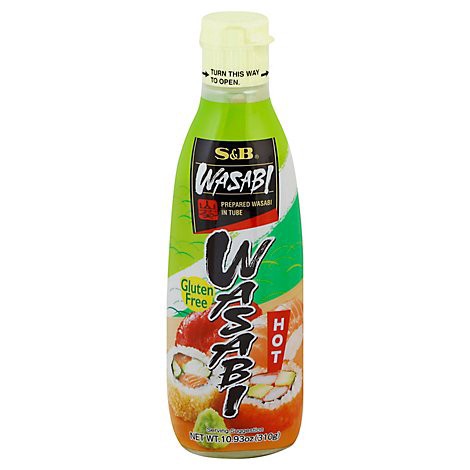 slide 1 of 1, S&B Wasabi Paste Bottle, 10.93 oz