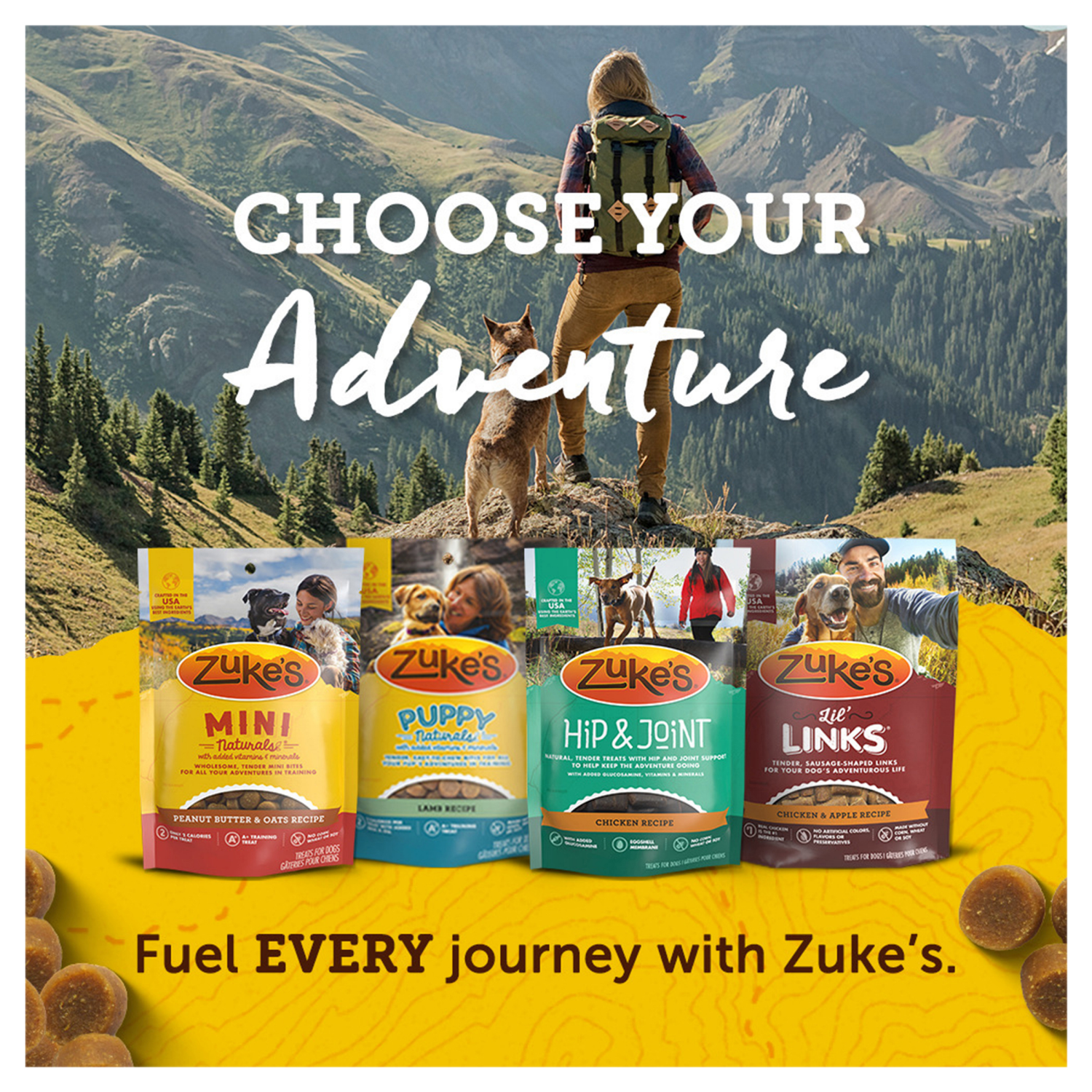 slide 7 of 8, Zuke's Zuke’s Mini Naturals Dog Training Treats for Dogs of All Sizes, Pet Treats made with Real Salmon - 3 oz. Pouch, 3 oz