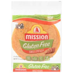 Mission Gluten Free Sweet Potato Tortilla Wraps 6 ea