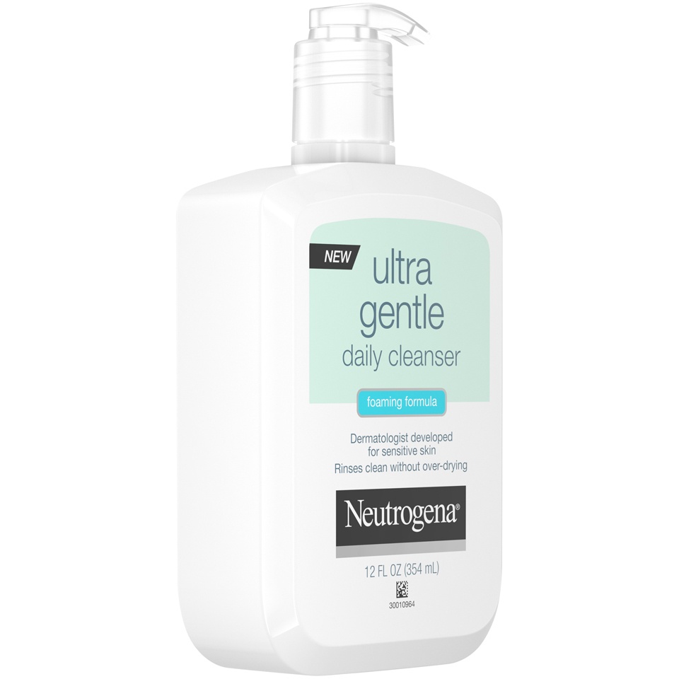 slide 5 of 6, Neutrogena Ultra Gentle Foaming Facial Cleanser for Sensitive Skin - 12 fl oz, 12 fl oz