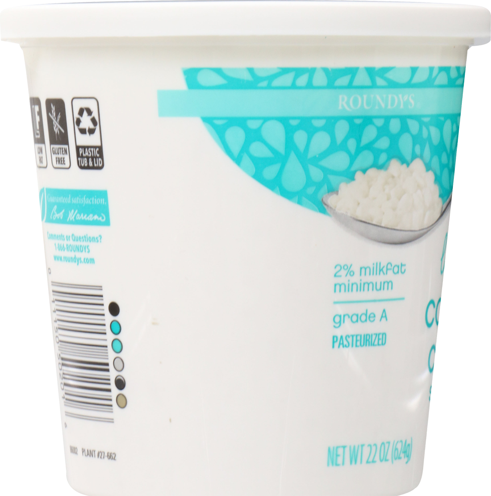 slide 3 of 4, Roundy's Roundys Low Fat Small Curd Cottage Cheese, 22 oz