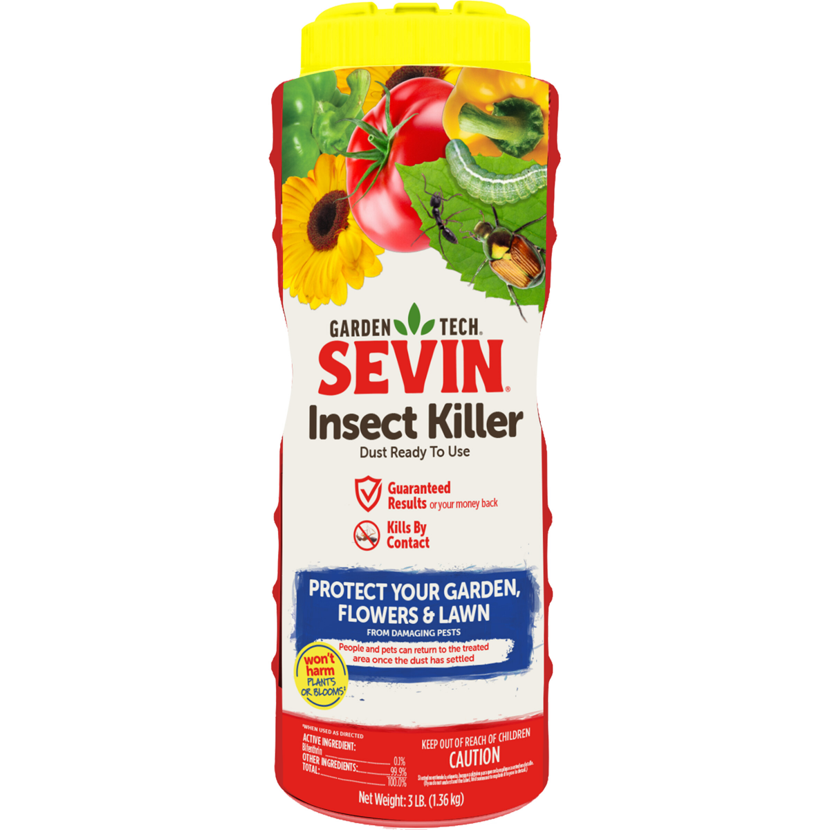 slide 1 of 2, Garden Tech GardenTech Sevin Ready-to-Use 5% Dust Bug Killer, 3 lb